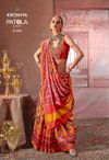 Patola Luxury By Kreshva P.V.Silk With Weaving Border Saree Online Wholesale